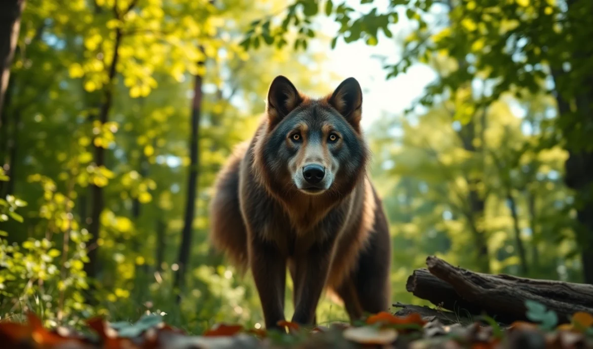 Capture the beauty of wildlife at www.sudswild.com with a majestic bear in a serene forest setting.