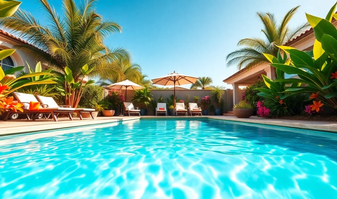 Design your dream backyard with a stunning pool, creating your vision to build your own pool.