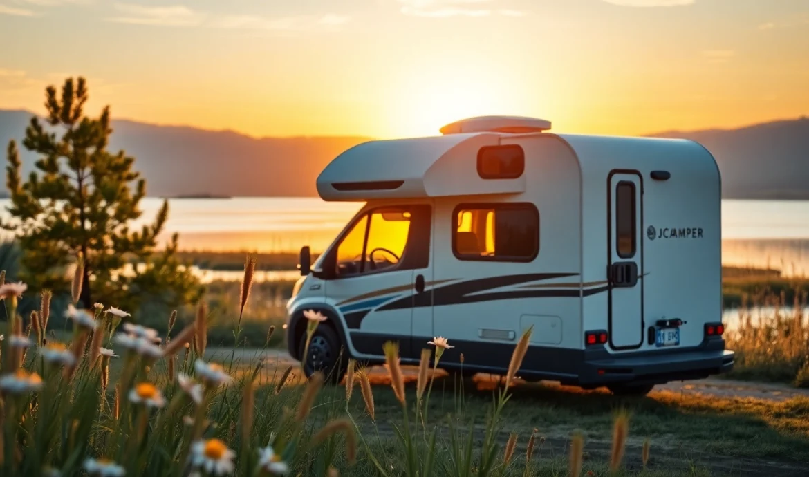 Discover JRP Campers enhancing your outdoor adventure in a scenic landscape.